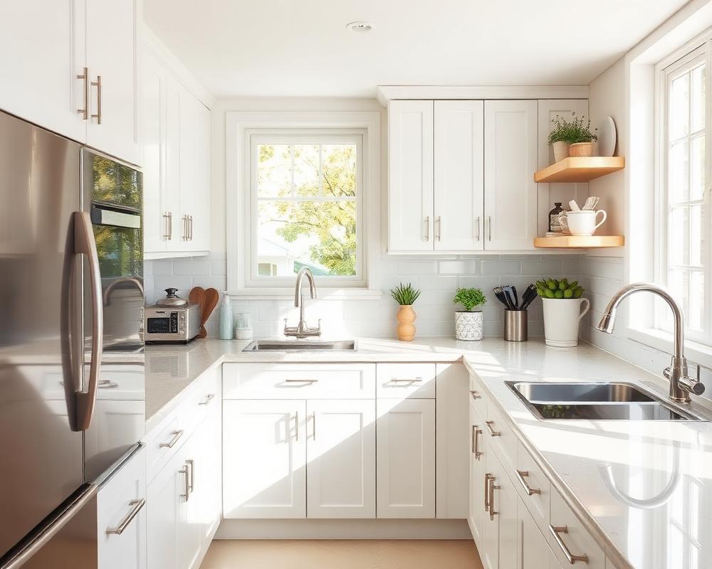Kitchen after cleaning